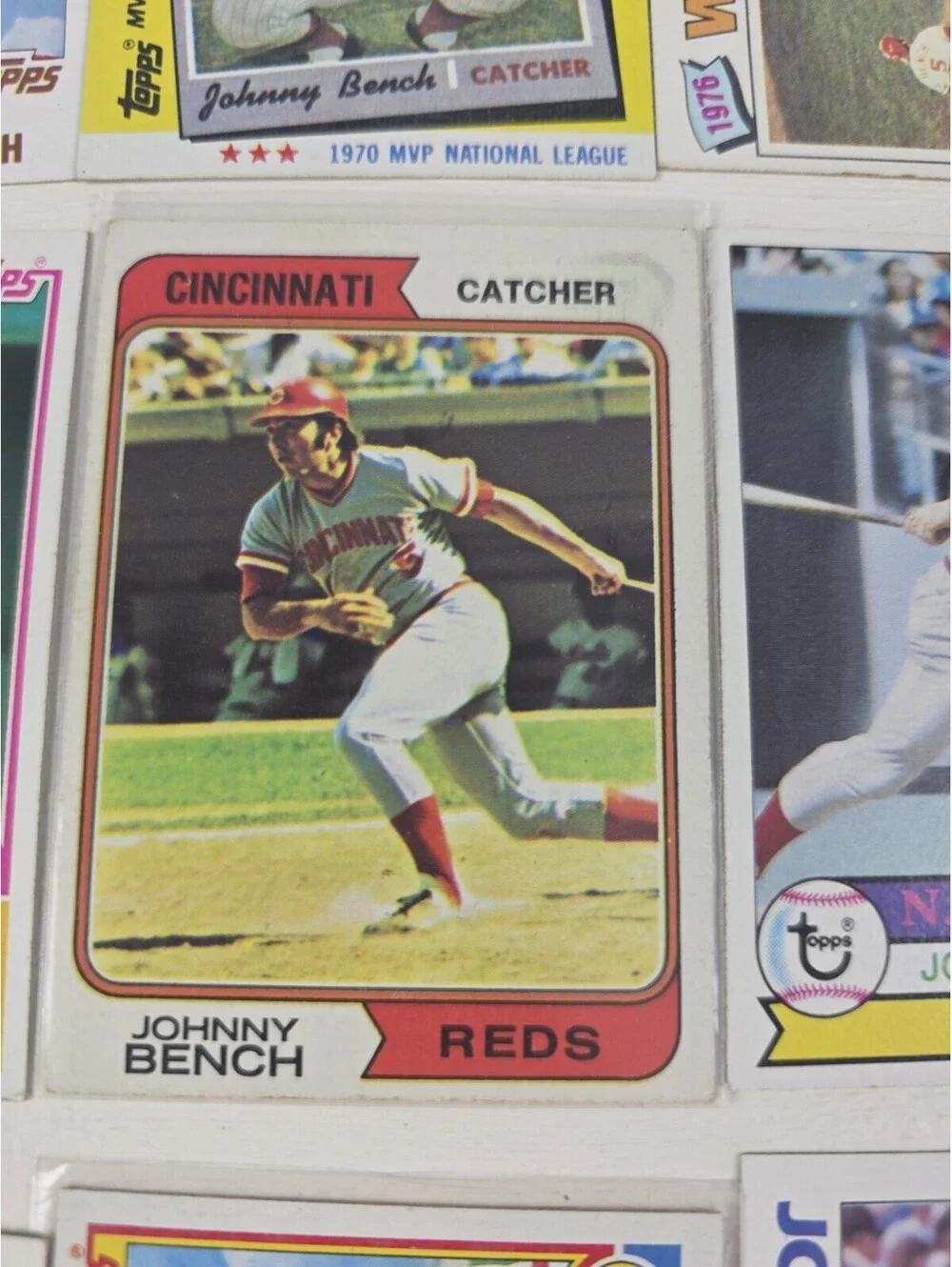 Johnny Bench Collection 85 Baseball Card LOT Vintage Topps Donruss Diamond Kings